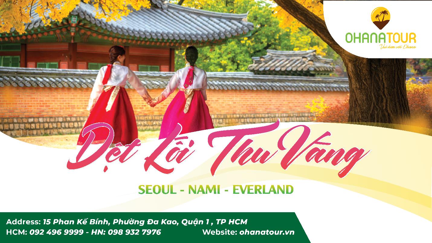 Du lịch H&agrave;n Quốc - Dệt lối thu v&agrave;ng - Ảnh 1.