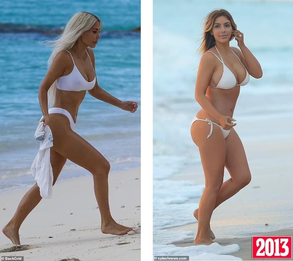 Kim Kardashian quyến rũ khó cưỡng với bikini, ‘siêu vòng ba’ năm xưa đã không còn - Ảnh 11.