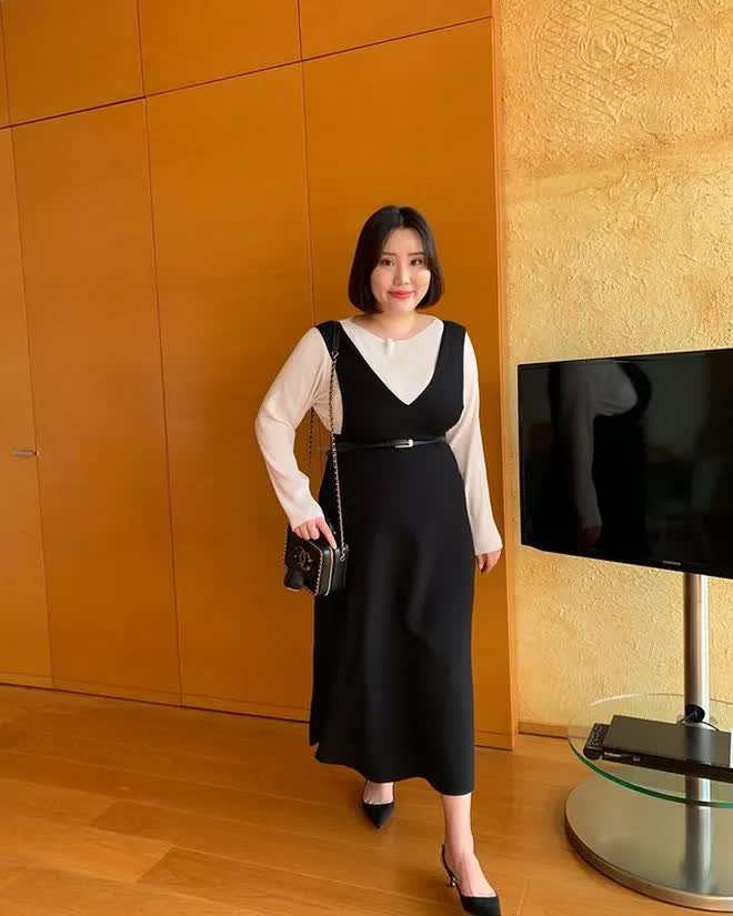 Bí quyết mặc đẹp của nàng blogger người Hàn khi sở hữu thân hình mũm mĩm - Ảnh 15. Bí quyết mặc đẹp của nàng blogger người Hàn khi sở hữu thân hình mũm mĩm - Ảnh 15.