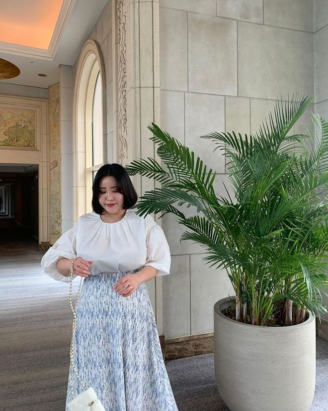 Bí quyết mặc đẹp của nàng blogger người Hàn khi sở hữu thân hình mũm mĩm - Ảnh 16. Bí quyết mặc đẹp của nàng blogger người Hàn khi sở hữu thân hình mũm mĩm - Ảnh 16.