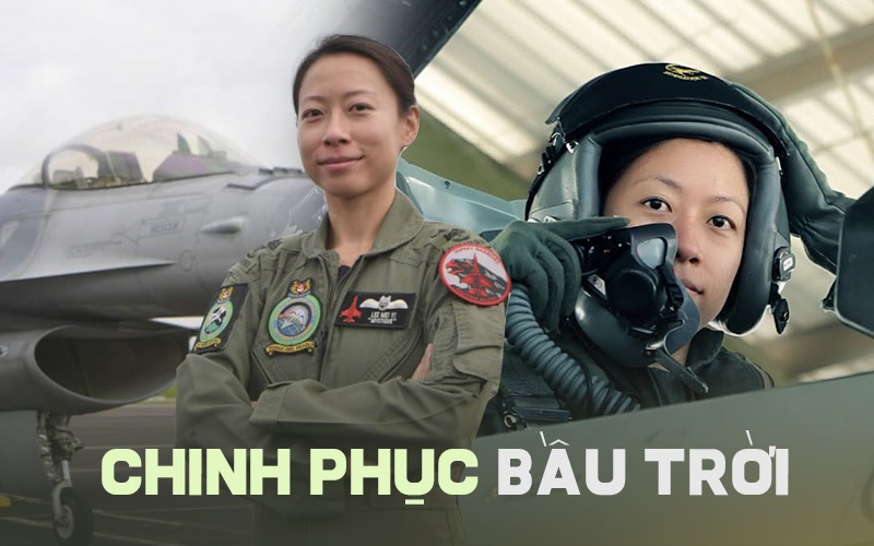 Nữ chỉ huy đội bay chiến đấu đầu tiên của Singapore