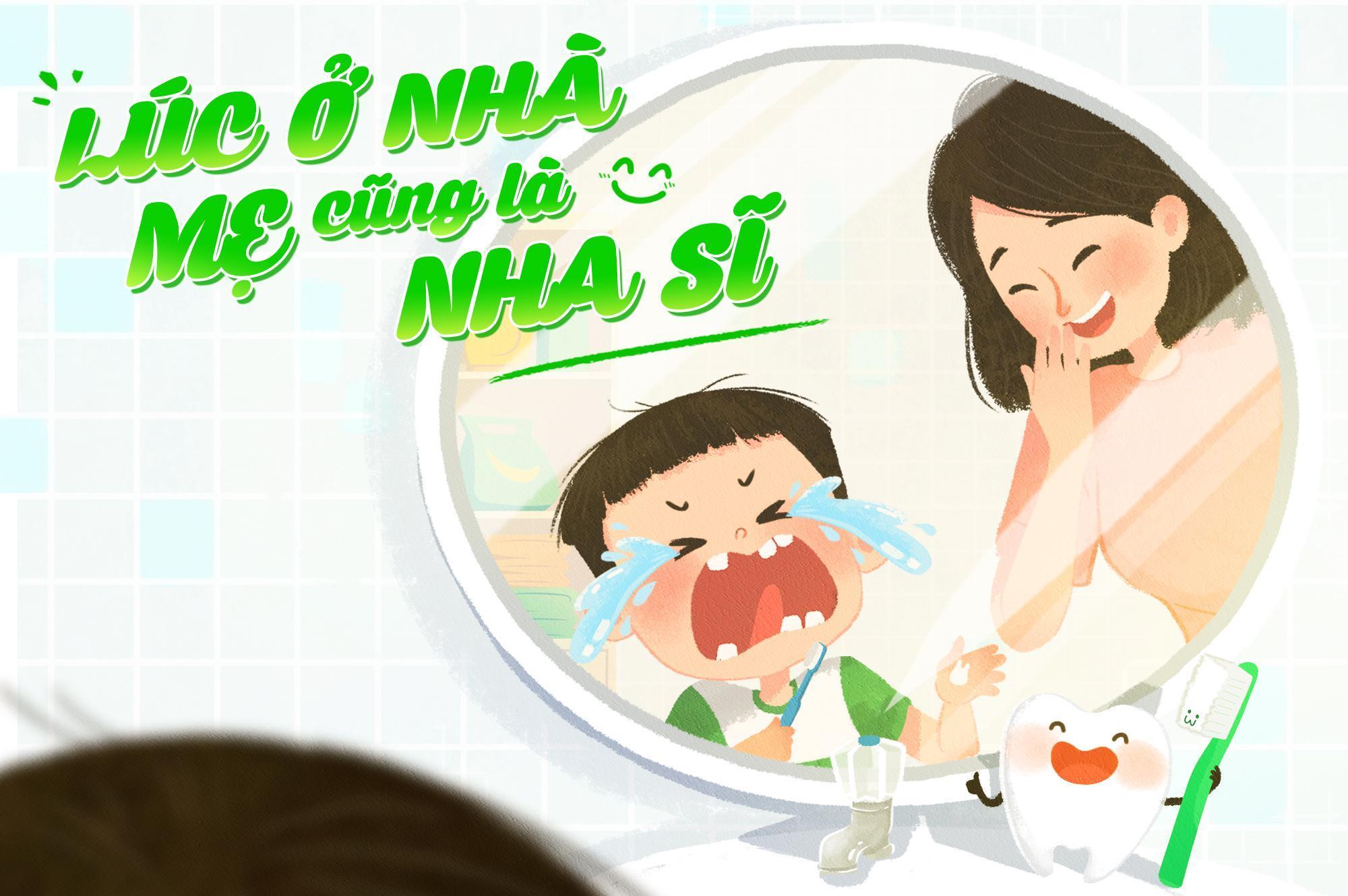 “Lúc ở nhà mẹ cũng là nha sĩ” - Bộ tranh khơi gợi loạt kỷ niệm răng lợi “huyền thoại” của triệu gia đình - Ảnh 1.