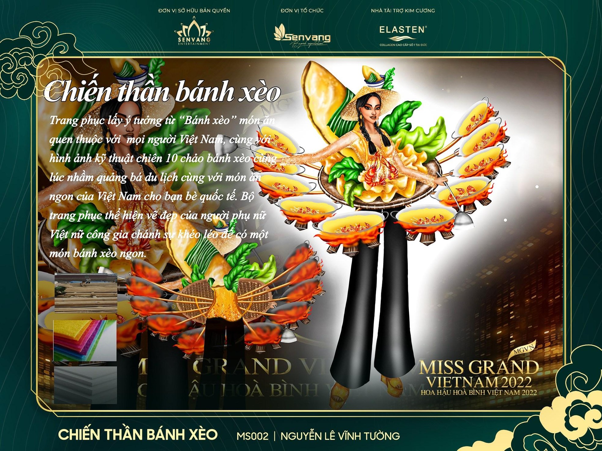 Choáng với loạt ý tưởng độc, lạ dự thi Trang phục dân tộc tại Miss Grand Vietnam 2022 - Ảnh 6.
