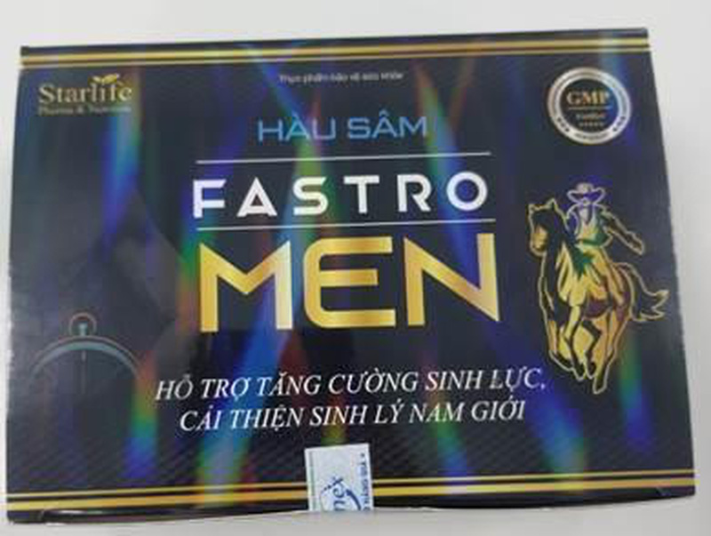 Cảnh báo: Sản phẩm thực phẩm bảo vệ sức khỏe HÀU SÂM FASTRO MEN có chứa chất cấm - Ảnh 1. Cảnh báo: Sản phẩm thực phẩm bảo vệ sức khỏe HÀU SÂM FASTRO MEN có chứa chất cấm - Ảnh 1.