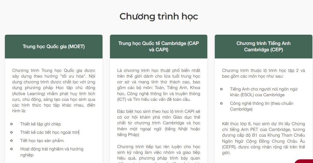 Tìm hiểu chương trình học, học phí bậc THCS của loạt trường tư thục, quốc tế quận Nam Từ Liêm - Ảnh 10.