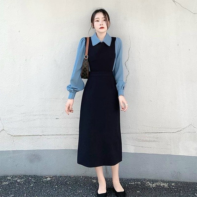 5 kiểu váy thịnh hành ngày chớm thu của các cô gái Hàn, diện lên trẻ trung lại thanh lịch tuyệt đối - Ảnh 24.