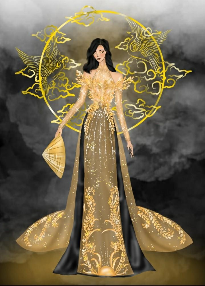 Hoa hậu Thùy Tiên choáng ngợp trước loạt tác phẩm trang phục dân tộc của Miss Grand Vietnam 2022 - Ảnh 13. Hoa hậu Thùy Tiên choáng ngợp trước loạt tác phẩm trang phục dân tộc của Miss Grand Vietnam 2022 - Ảnh 13.