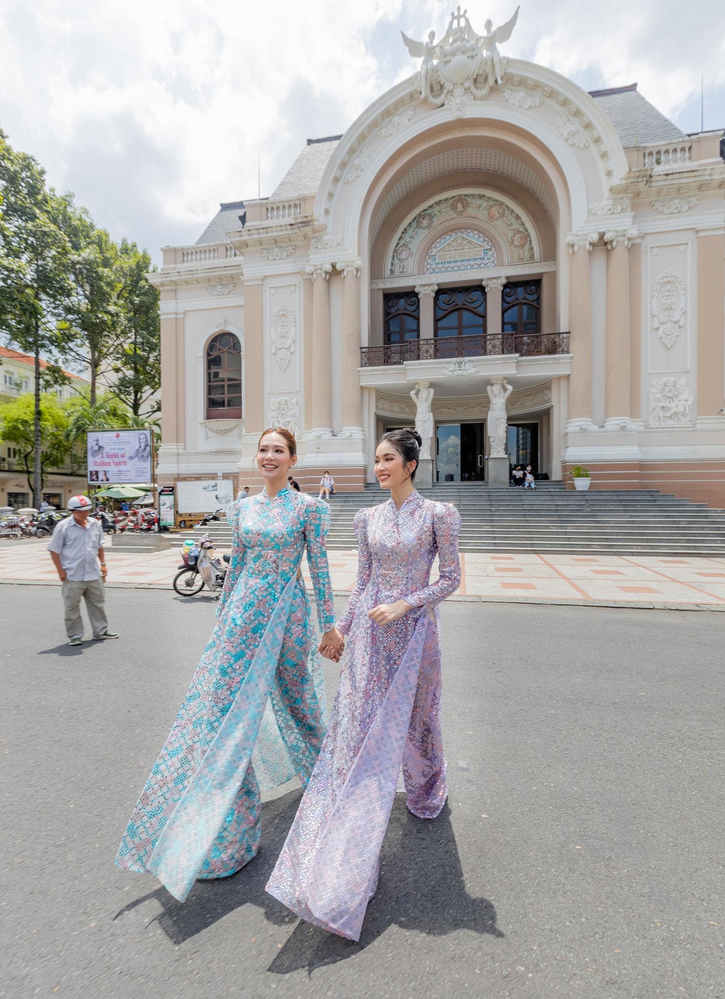 Dàn Hoa hậu đình đám thế giới khoe nhan sắc xinh đẹp với áo dài khi đến Việt Nam - Ảnh 12.