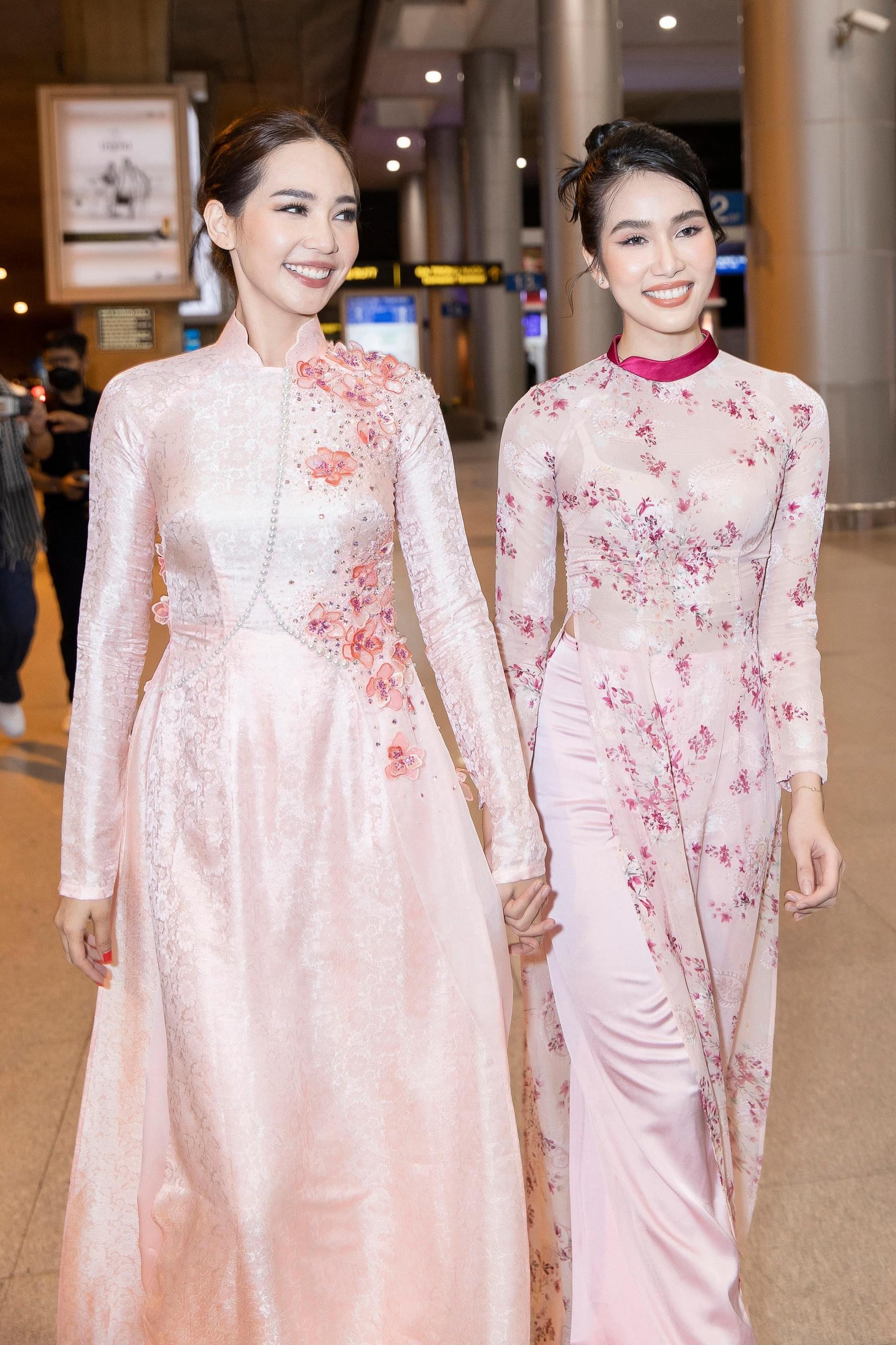 Dàn Hoa hậu đình đám thế giới khoe nhan sắc xinh đẹp với áo dài khi đến Việt Nam - Ảnh 8.