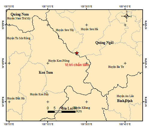 Sau Kon Tum, Quảng Nam, đến lượt Quảng Ngãi có động đất - Ảnh 1.
