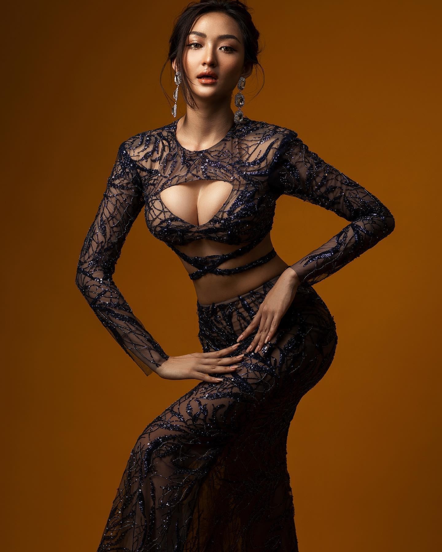 Tân Hoa hậu Hoà bình Campuchia lộ diện cực sexy, mặc cut-out táo bạo không kém Thuỳ Tiên - Ảnh 8.