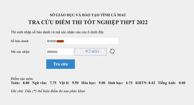 Sở GD&ĐT Cà Mau nói gì vụ học sinh giỏi nhận điểm 0 môn tiếng Anh? - Ảnh 1.