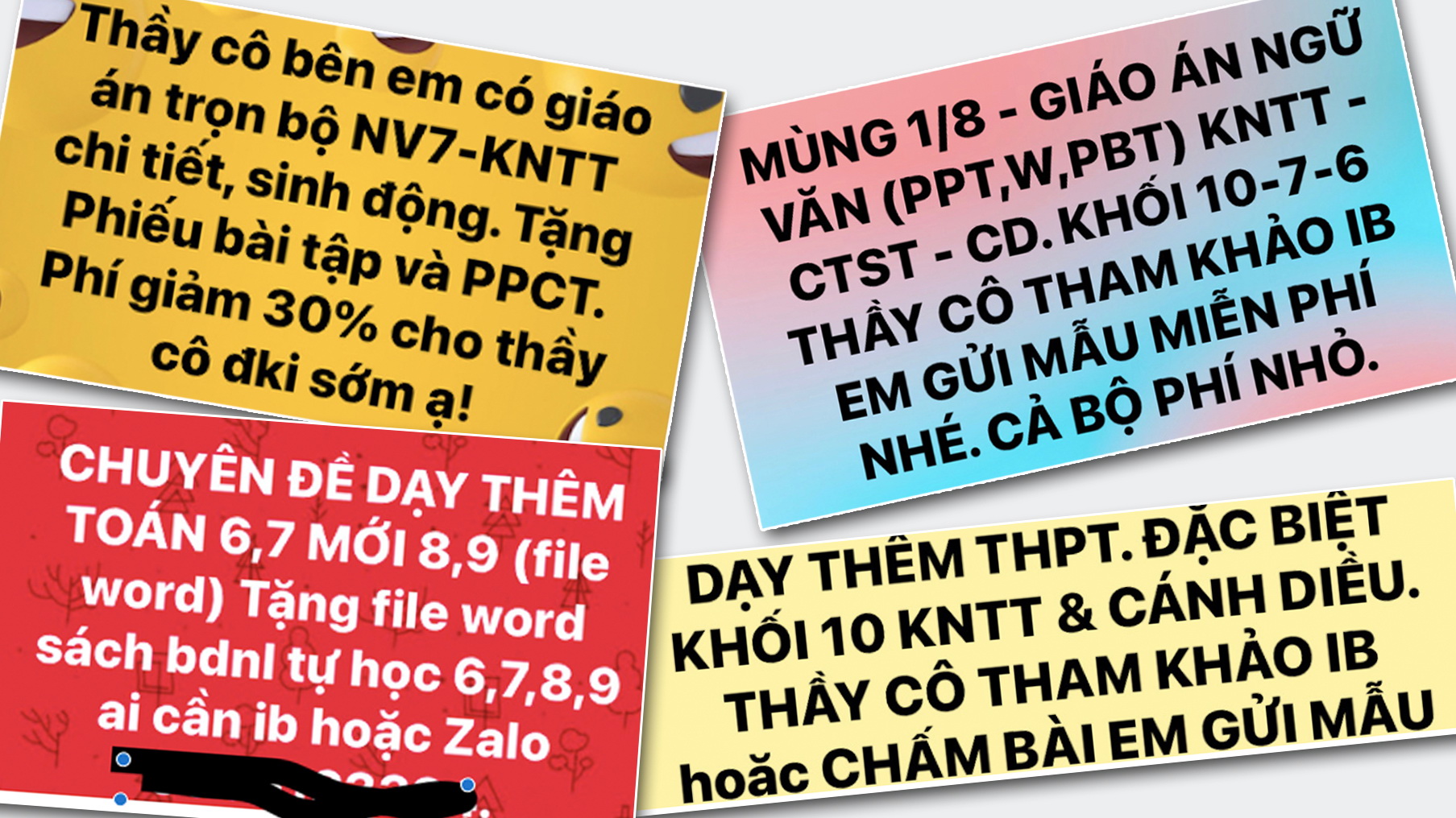 'Chợ' gi&aacute;o &aacute;n v&agrave;o m&ugrave;a - Ảnh 1.