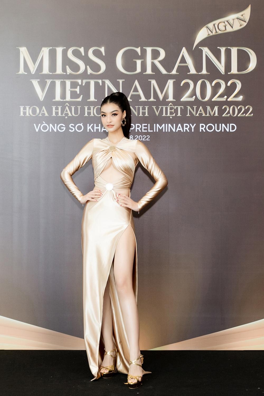 Thảm đỏ sơ khảo Miss Grand Vietnam 2022: Á hậu Kiều Loan, Ngọc Thảo đọ sắc vóc nóng bỏng - Ảnh 4.