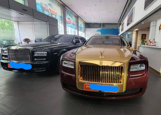 Siêu xe Rolls-Royce Ghost của ông Trịnh Văn Quyết bị thu giữ - Ảnh 1.