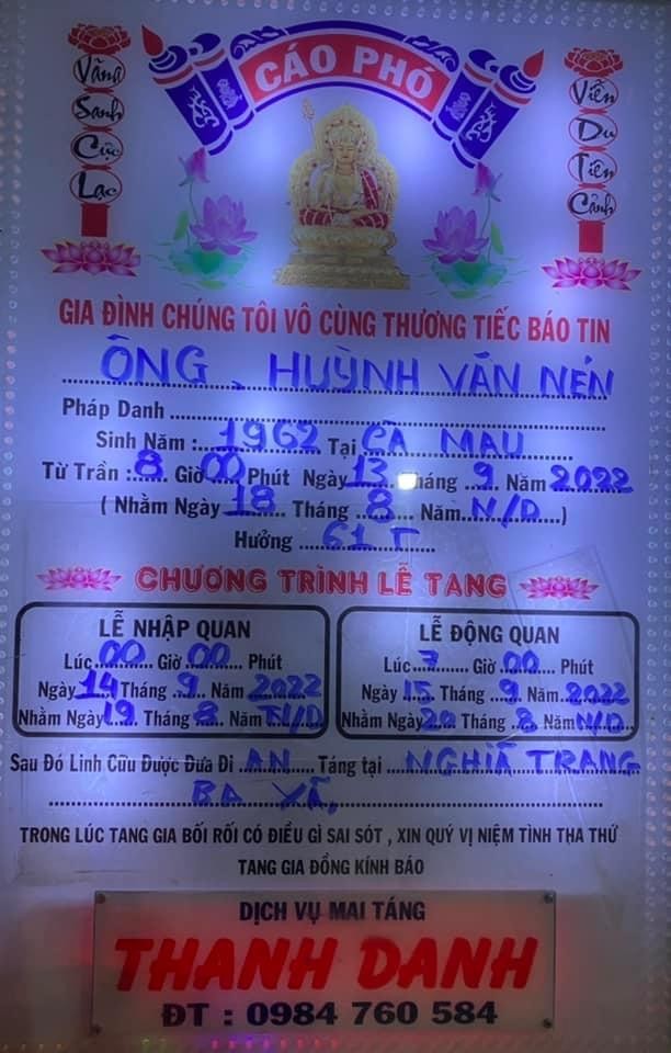 &quot;Người tù thế kỷ&quot; Huỳnh Văn Nén qua đời - Ảnh 1.