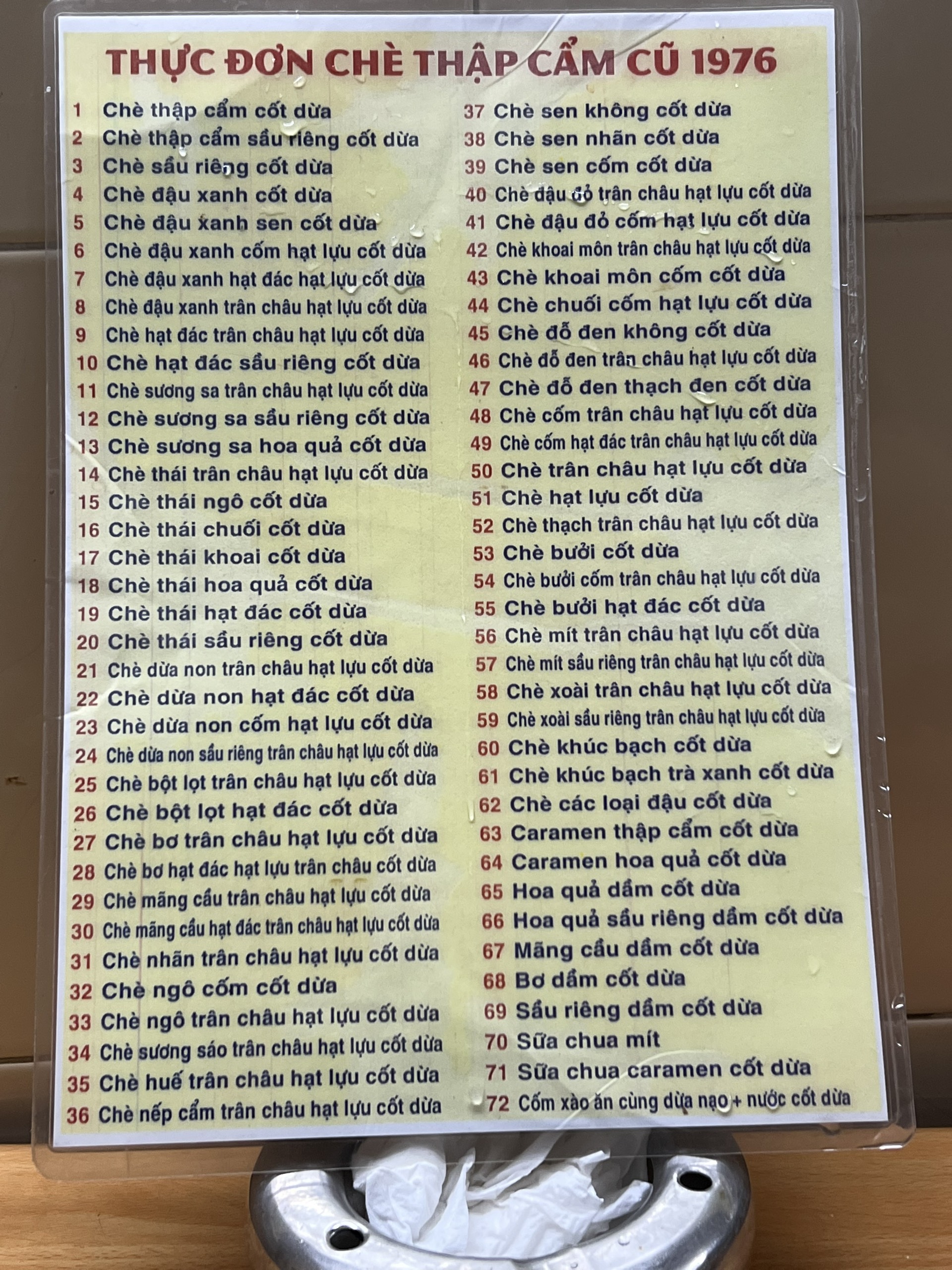 Kinh ngạc về cốc chè “tuổi đời” gần 50 năm ở Hà Nội, có giá bằng 2 bát Phở! - Ảnh 1.