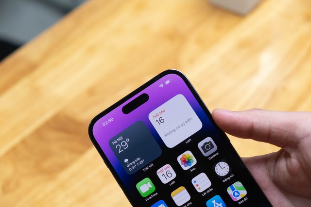 Mở hộp iPhone 14 Pro Max màu tím vừa 'cập bến' Việt Nam: Màu sắc ấn tượng, giá trên 50 triệu đồng! - Ảnh 7.