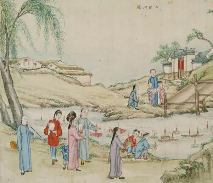 Bộ tranh cổ Trung Quốc khắc họa tập tục “vui chơi giải trí” của dân thành thị Bắc Kinh vào 100 năm trước - Ảnh 6.