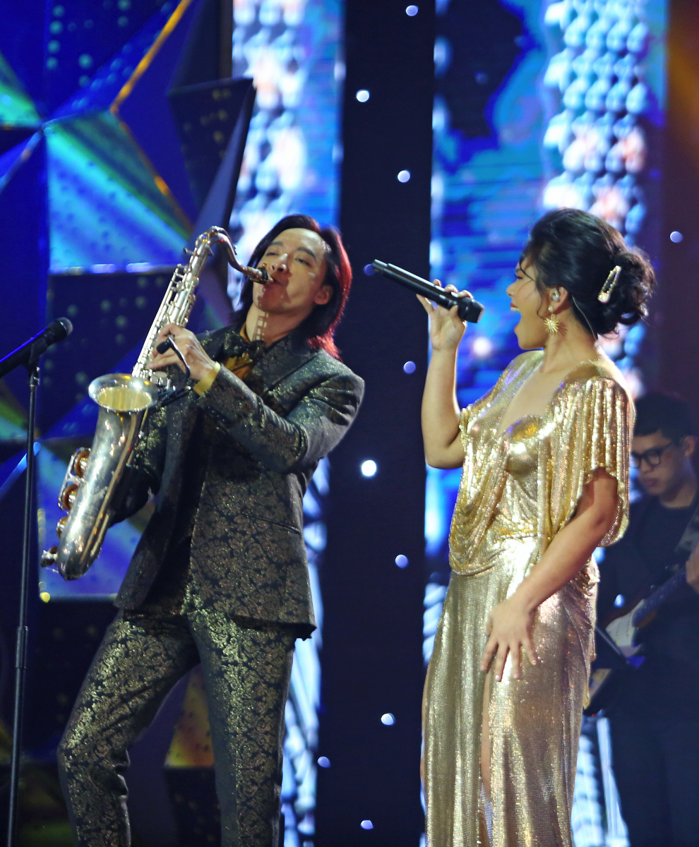 Việt Hương khác lạ trong buổi ra mắt liveshow Hoài Phương in Concert của chồng - Ảnh 7.