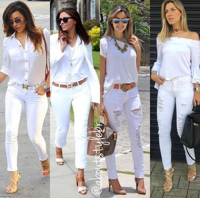 Muôn kiểu biến hóa thời trang chỉ với quần jeans trắng - Ảnh 2.