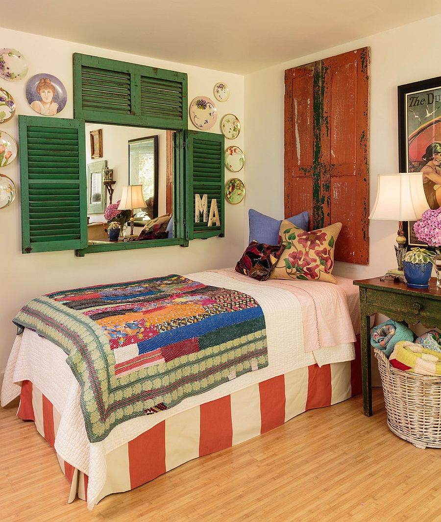 Những căn phòng ngủ nhỏ đẹp &quot;thần thái&quot; nhờ cách kết hợp màu sắc táo bạo - Ảnh 2.