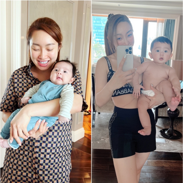 Vợ Chi Bảo lần đầu kể hành trình giảm 18 kg sau 2 tháng sinh con - Ảnh 3.