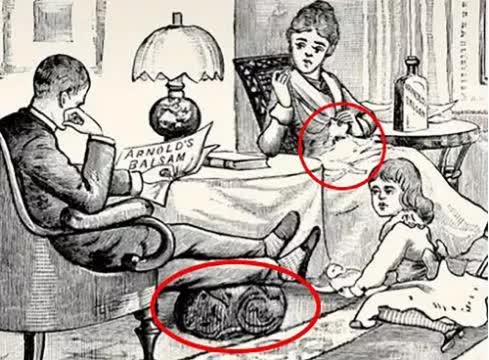 Kiểm tra IQ thông qua ảo ảnh quang học: Chỉ 1% số người có thể phát hiện ra 2 con mèo ẩn trong bức tranh cổ điển này trong 20 giây! - Ảnh 2.