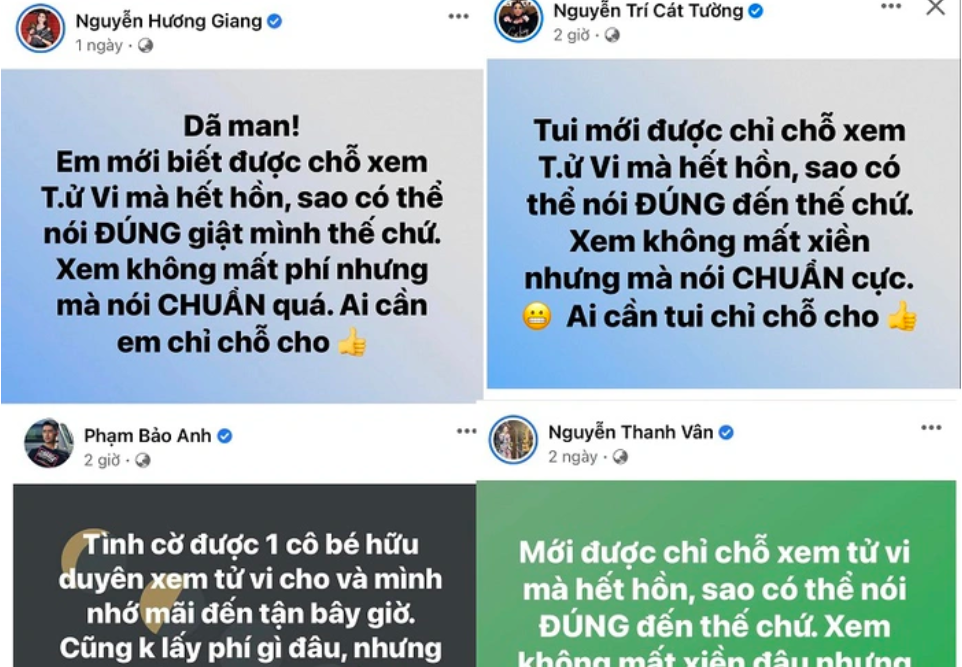 Facebook sao Việt kêu gọi xem bói miễn phí: Chiêu “lùa gà” bán đồ phong thủy trá hình? - Ảnh 1.