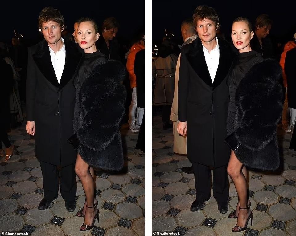 Kate Moss gặp sự cố với v&aacute;y xuy&ecirc;n thấu - Ảnh 3.