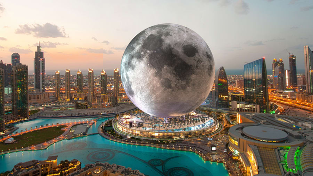 Khách sạn Mặt trăng đầu tiên sẽ tọa lạc ở Dubai - Ảnh 1.