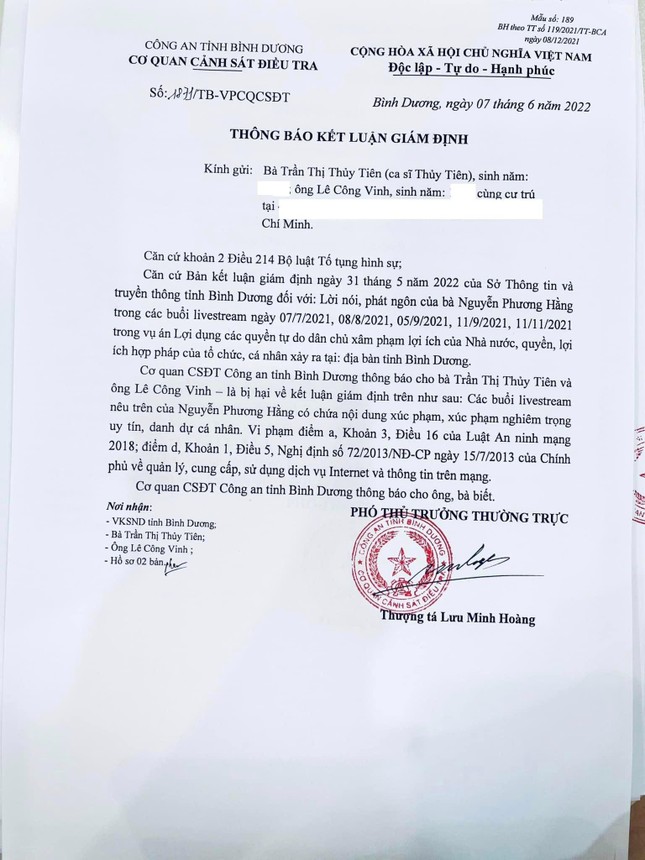 Đàm Vĩnh Hưng, Công Vinh nói gì về kết luận vụ việc liên quan bà Nguyễn Phương Hằng? - Ảnh 5. Đàm Vĩnh Hưng, Công Vinh nói gì về kết luận vụ việc liên quan bà Nguyễn Phương Hằng? - Ảnh 5.