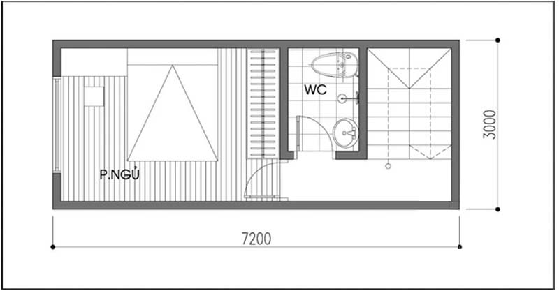 Tư vấn thiết kế nhà 21m², khắc phục điểm yếu mặt tiền hẹp - Ảnh 2.