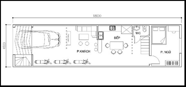 Tư vấn xây nhà mặt phố diện tích 81m2 để cho thuê tầng 2 mà vẫn đảm bảo sinh hoạt - Ảnh 1.