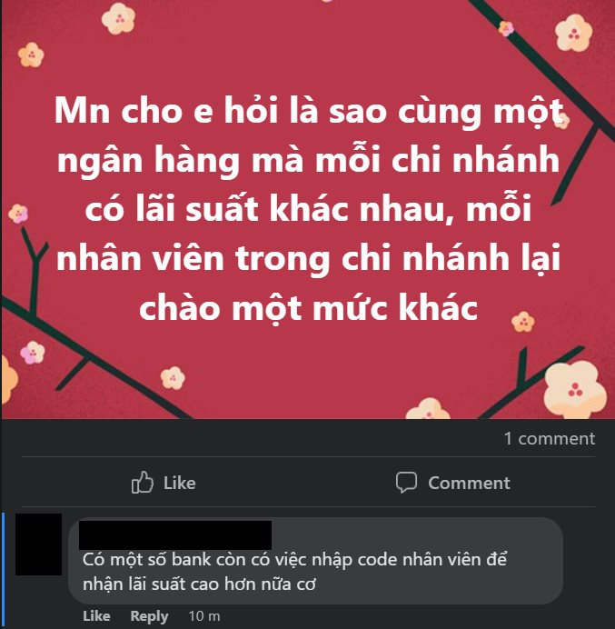 Người gửi tiền chóng mặt vì cùng một ngân hàng nhưng lãi suất mỗi nơi mỗi khác - Ảnh 1.