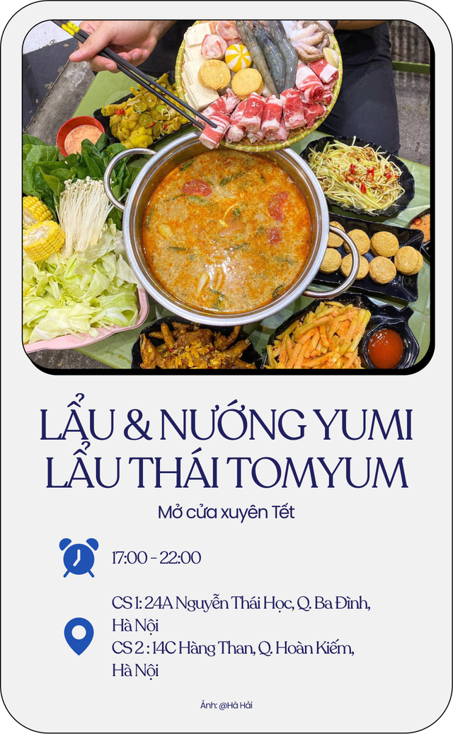 Loạt quán ăn mở cửa xuyên Tết 2023 ở Hà Nội: Món gì cũng có cho các bạn tha hồ rủ nhau tụ tập đầu năm - Ảnh 10.