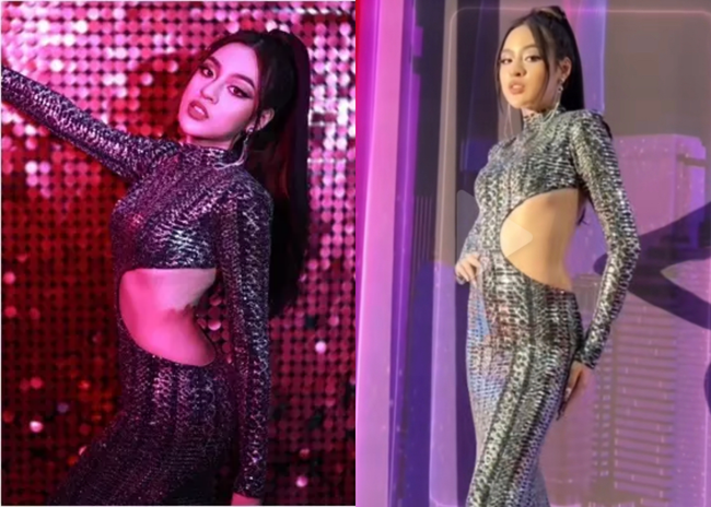 Đụng hàng Hoa hậu Ngọc Châu, hot girl Trứng rán Thanh Tâm bị netizen bóc mẽ 1 chi tiết - Ảnh 4.