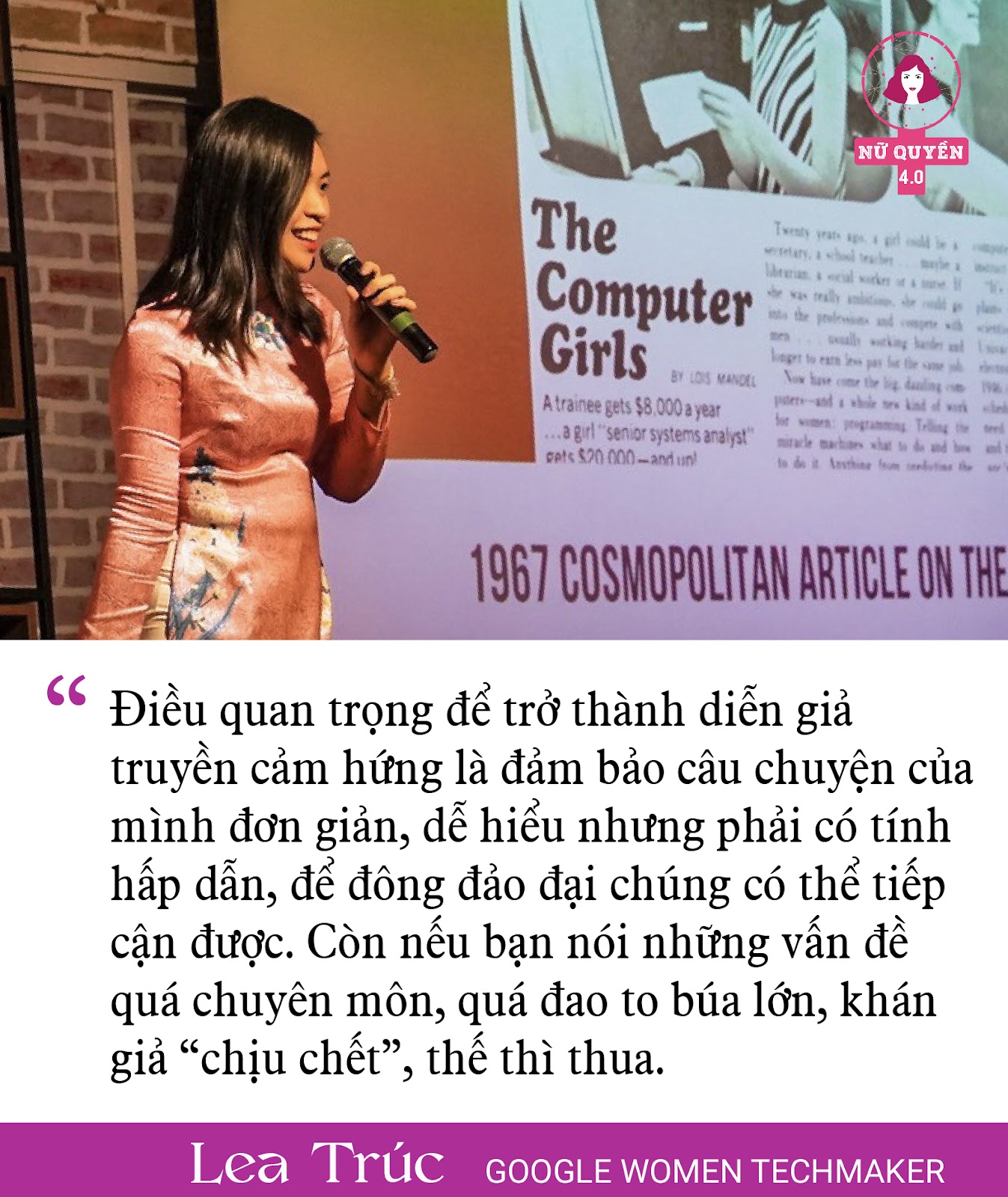Đại sứ nữ nhân công nghệ đầu tiên của Google tại VN: “Đưa Việt Nam lên bản đồ nữ nhân công nghệ thế giới, để phụ nữ tỏa sáng trên vũ đài lập trình” - Ảnh 6.