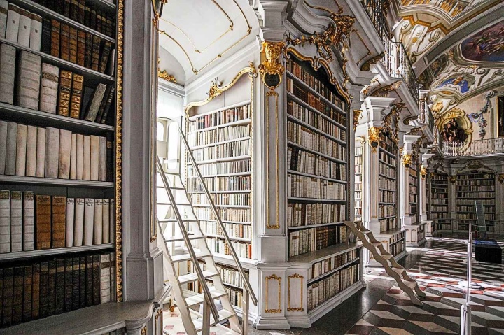 Khám phá thư viện cổ tích ‘đẹp nhất thế giới’ ở tu viện nghìn năm lịch sử - Ảnh 4.