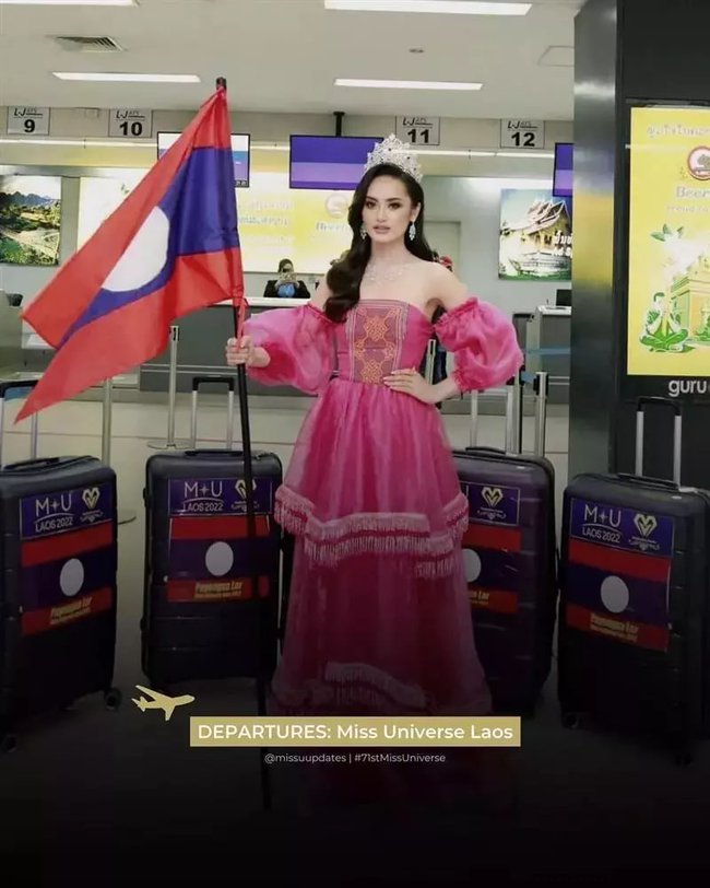 Hú hồn dàn đối thủ của Ngọc Châu tại Miss Universe: Ăn vận diêm dúa, tạo dáng kém duyên, chơi chiêu đối phó khi bị tố dùng đồ da động vật - Ảnh 2.