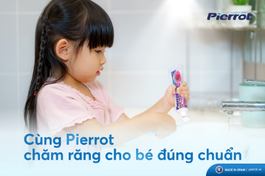 Pierrot gợi ý 5 cách chăm răng, chọn kem đánh răng phù hợp với trẻ em - Ảnh 1.