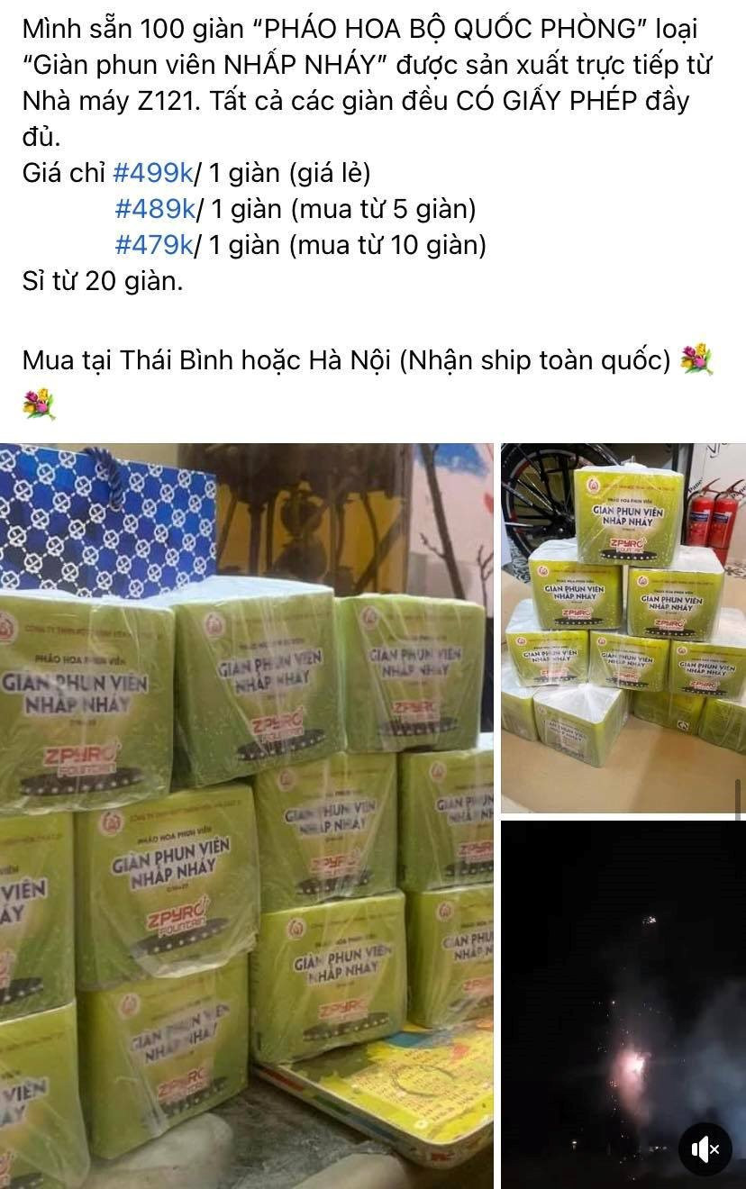 Sát Tết, pháo hoa Z121 loạn giá chưa từng thấy - Người bán hô xả lỗ nhưng giá vẫn chênh nhiều lần so với niêm yết - Ảnh 6. Sát Tết, pháo hoa Z121 loạn giá chưa từng thấy - Người bán hô xả lỗ nhưng giá vẫn chênh nhiều lần so với niêm yết - Ảnh 6.