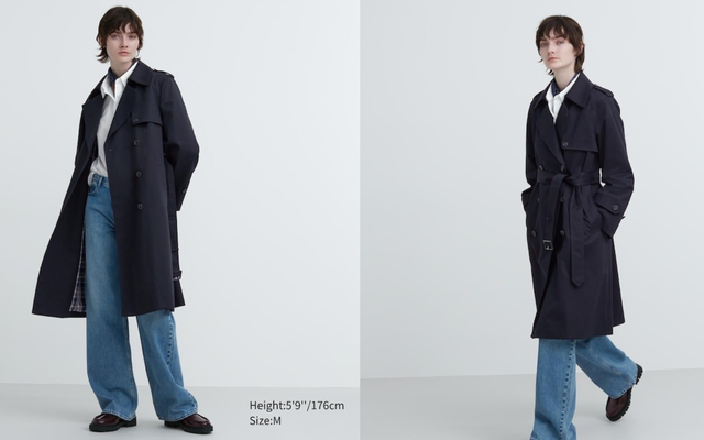 Xúng xính mùa lạnh với áo trench coat: 7 mẫu 'hàng tuyển' giá từ 500.000đ, nàng diện lên sang chảnh hay ho hẳn ra - Ảnh 9.
