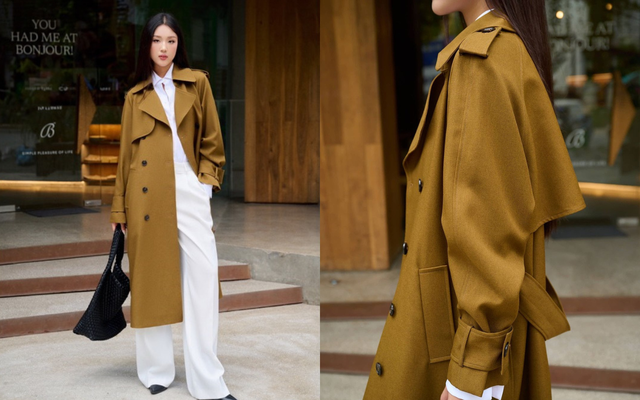 Xúng xính mùa lạnh với áo trench coat: 7 mẫu 'hàng tuyển' giá từ 500.000đ, nàng diện lên sang chảnh hay ho hẳn ra - Ảnh 7.