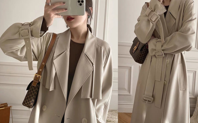 Xúng xính mùa lạnh với áo trench coat: 7 mẫu 'hàng tuyển' giá từ 500.000đ, nàng diện lên sang chảnh hay ho hẳn ra - Ảnh 1.