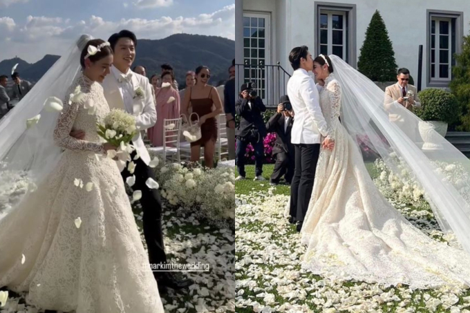 Hôn nhân 3 đại mỹ nhân châu Á diện váy cưới Dior trong đám cưới khủng: Song Hye Kyo - Angelababy “đứt gánh giữa đường”, minh tinh Thái thì sao? - Ảnh 9.