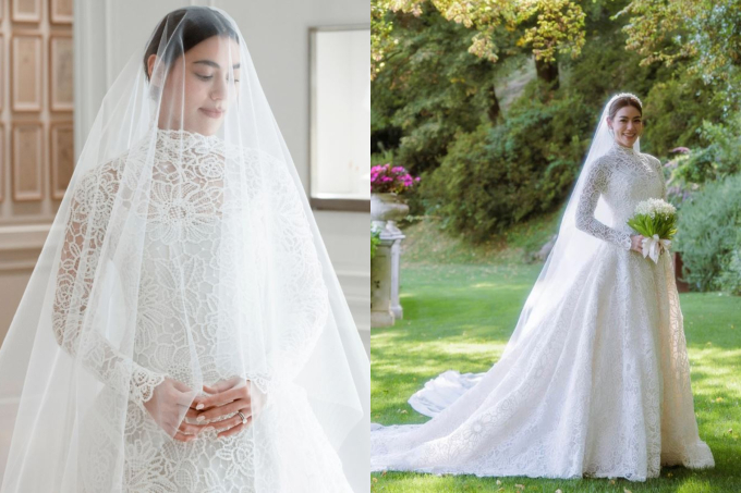 Hôn nhân 3 đại mỹ nhân châu Á diện váy cưới Dior trong đám cưới khủng: Song Hye Kyo - Angelababy “đứt gánh giữa đường”, minh tinh Thái thì sao? - Ảnh 8.