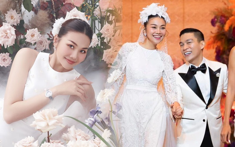 Ai là người đứng sau bộ váy cưới của Thanh Hằng?