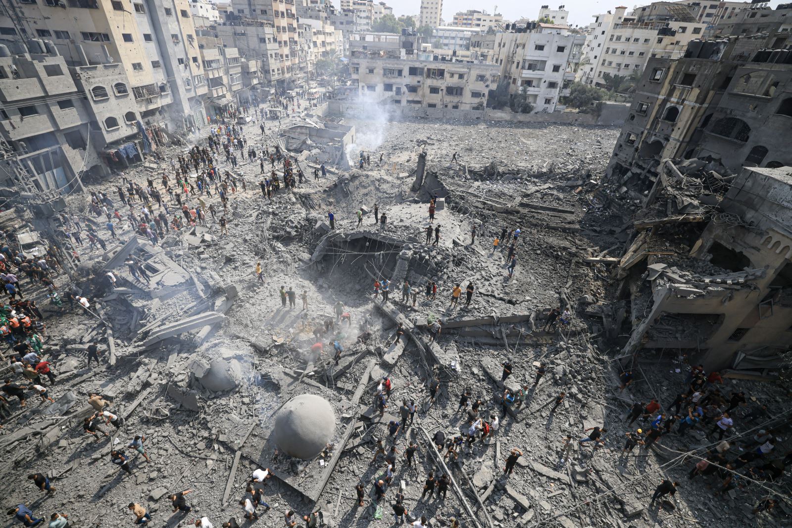 Hình ảnh Gaza sau những đợt không kích của Israel - Ảnh 9.