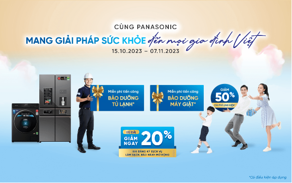 Bảo vệ sức khỏe gia đình toàn diện với chương trình chăm sóc khách hàng thường niên đến từ Panasonic - Ảnh 1.